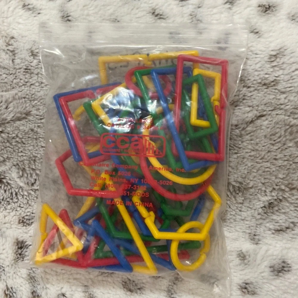 NWT! Colorful Shapes connectivity learning game educational preschool homeschool